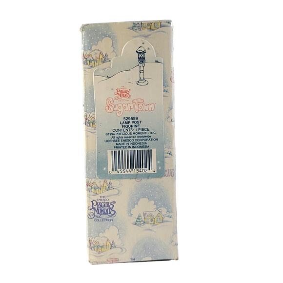 Precious Moments Sugar Town Lamp Post  Figurine Enesco 529559 1994 - Picture 8 of 15